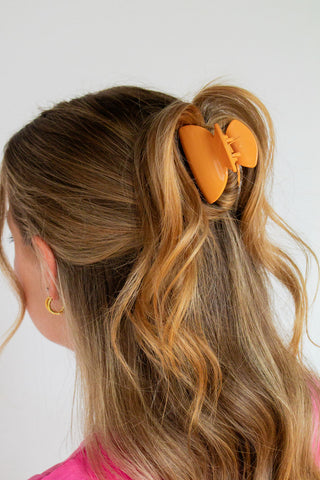 Mini Tangerine Claw Clip