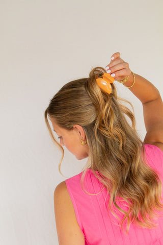 Mini Tangerine Claw Clip