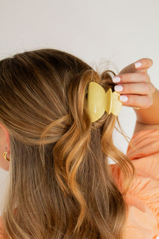 Mini Tangerine Claw Clip
