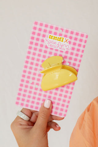 Mini Tangerine Claw Clip