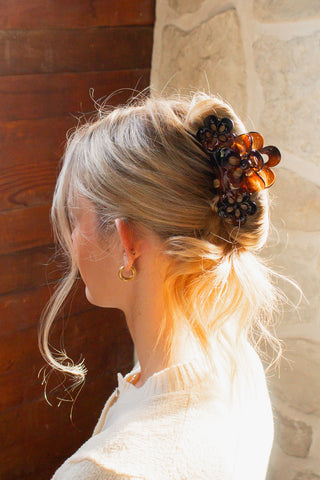 Flowering Ember Claw Clip