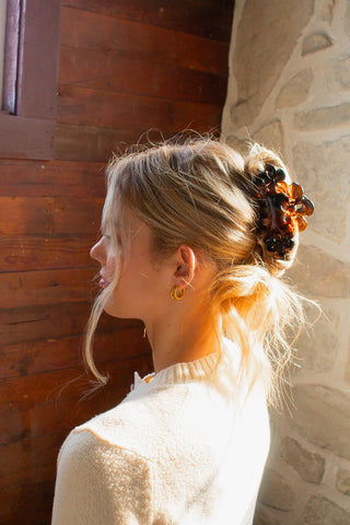 Flowering Ember Claw Clip