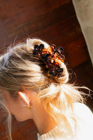 Flowering Ember Claw Clip