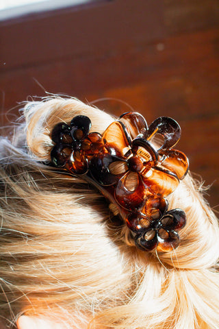 Flowering Ember Claw Clip