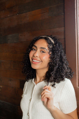 Twisted Gingham Headband