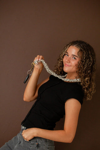 Ebony and Ivory Lanyard