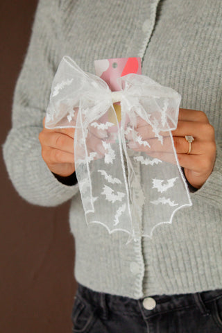 Bat Bow Barrette