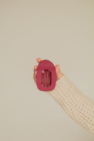 Circle Cutout Flat Claw Clip