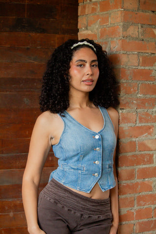 Satin Wrapped Wide Tooth Headband