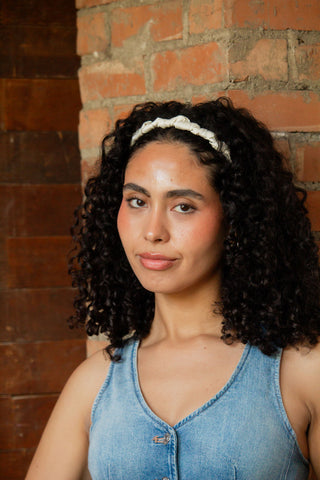 Satin Wrapped Wide Tooth Headband