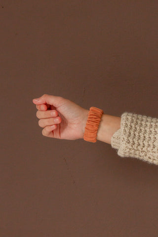 Pumpkin Spice Scrunchie Watch Band