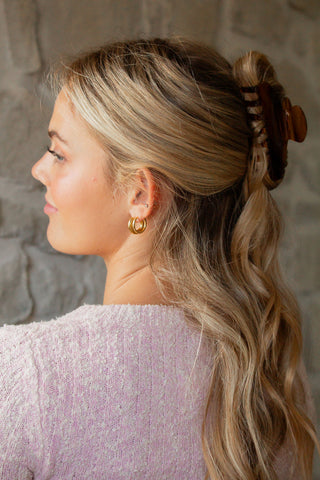 Enchanted Amber Claw Clip