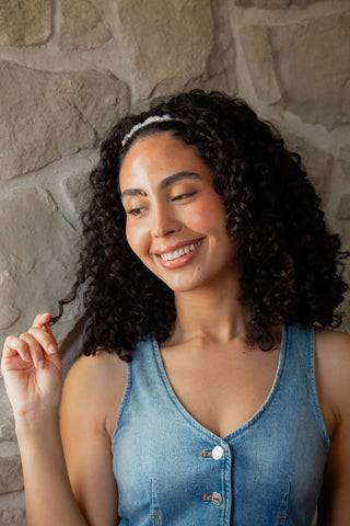 Satin Wrapped Wide Tooth Headband