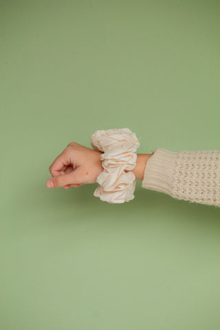 Silver & Gold Sparkle Jumbo Scrunchie