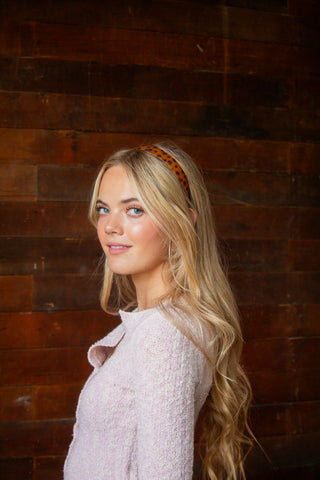 Topaz Cheetah Hard Headband
