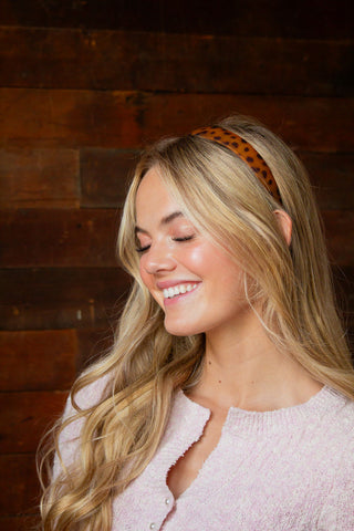 Topaz Cheetah Hard Headband