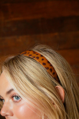 Topaz Cheetah Hard Headband