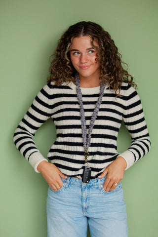 Salt and Pepper Lanyard