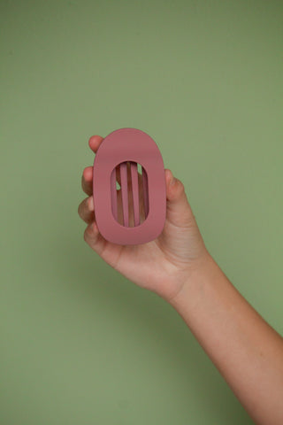 Circle Cutout Flat Claw Clip