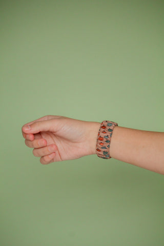 Fall Pumpkins Scrunchie Watch Band