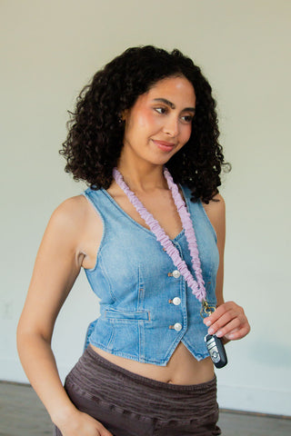 Lavender Dreams Satin Lanyard