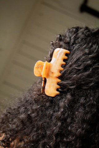 Butterscotch Claw Clip