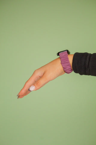 Wildberry Scrunchie Watch Band