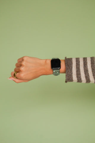 Spooky Ghost Scrunchie Watch Band