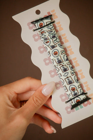 Halloween Stamps Scrunchie Watch Band