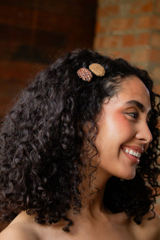 Fuzzy Knit Clips 2-Pack