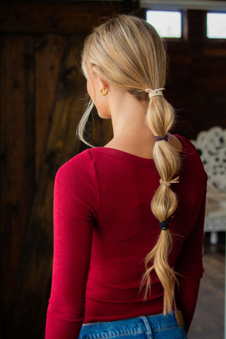 Half Bow Hair Tie 4-Pack