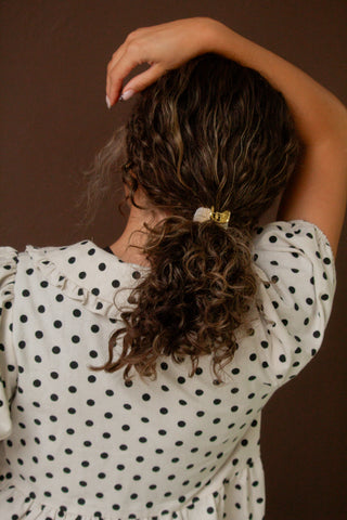 Pearl Studded Ponytail Clip