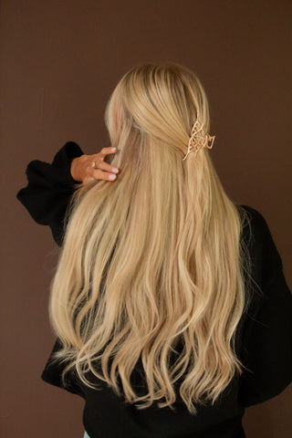 Metal Spider Web Claw Clip