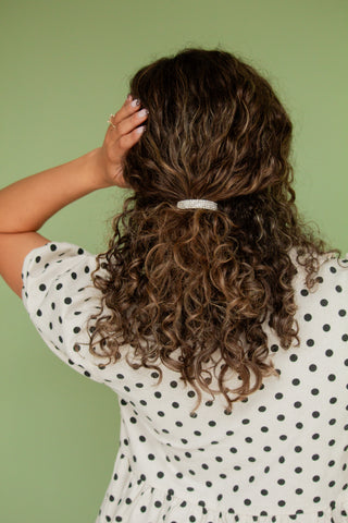 Rhinestone Ponytail Cuff