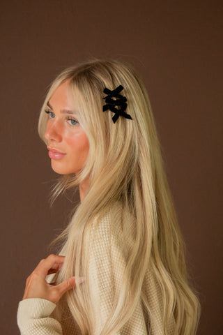 Felt Bow Clips 3-pack