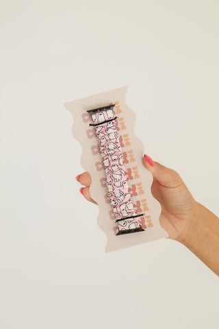 Pink Ghosts Apple Watch Band