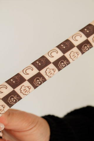 Witches Checkerboard Lanyard