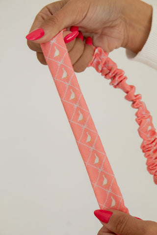 Coral Gaggle of Geese Lanyard