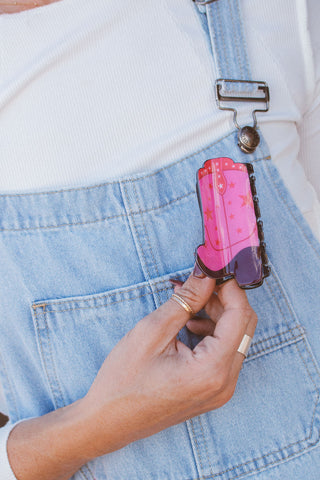 Sweetheart Boot Claw Clip