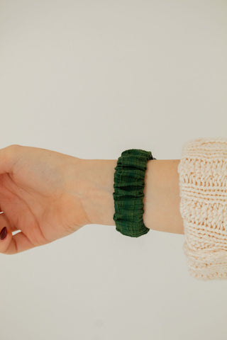 Forest Green Textured Apple Watch Band