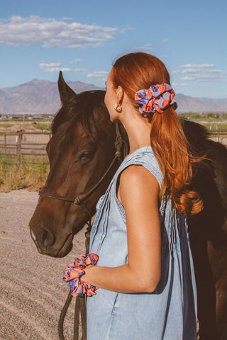 Bandana Patch Jumbo Scrunchie
