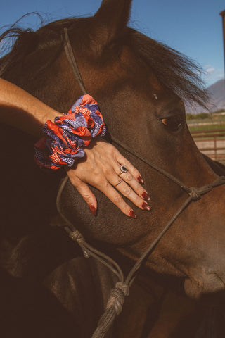 Bandana Patch Jumbo Scrunchie