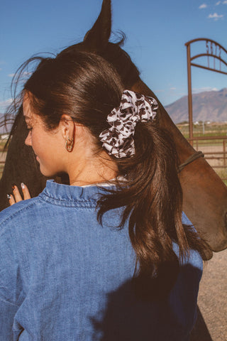Moo Jumbo Scrunchie
