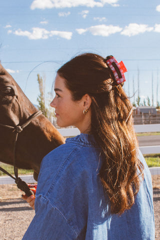 Howdy Darlin' Rectangle Claw Clip