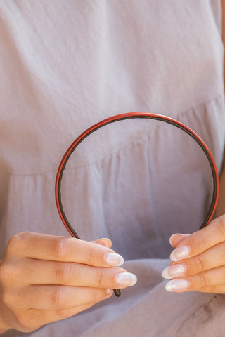 Thin Leather Headband