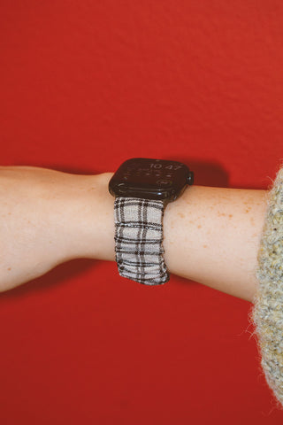 Wintertime Flannel Apple Watch Band