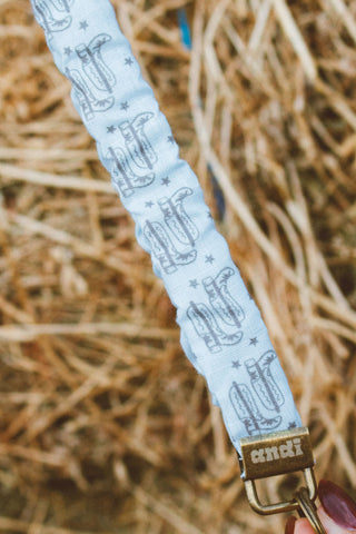 Boots & Blue Keychain
