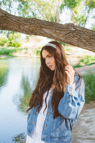 Thread Wrapped Double Headband