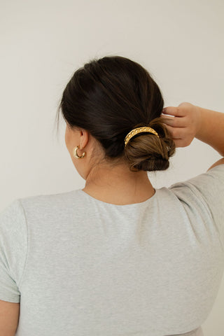 Gold Studded Bun Cuff