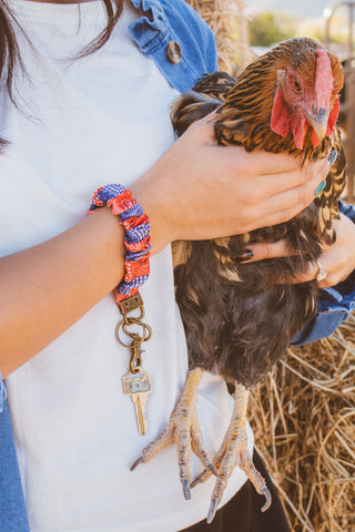 Bandana Patch Keychain